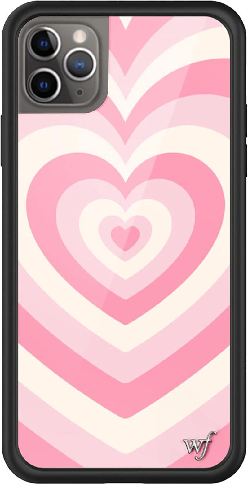Cases - Cherry Blossom Case, Compatible with Apple Iphone 11 Pro Max | Blue, Vintage, Cherries, Red, Flowers - Protective Black Bumper, 4Ft Drop Test Certified, Women Owned Small Business