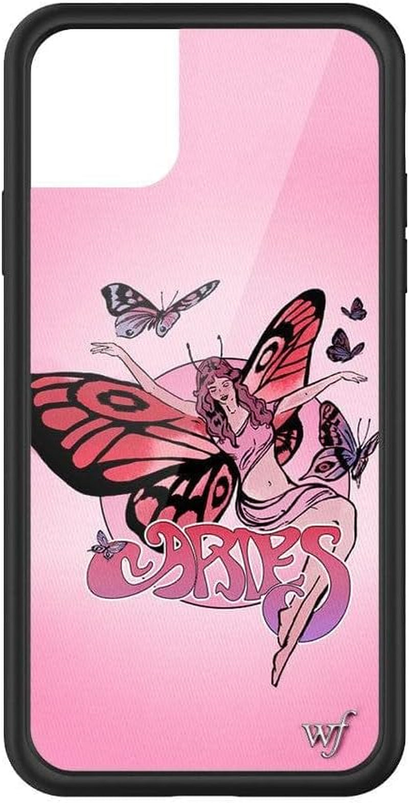 Cases - Cherry Blossom Case, Compatible with Apple Iphone 11 Pro Max | Blue, Vintage, Cherries, Red, Flowers - Protective Black Bumper, 4Ft Drop Test Certified, Women Owned Small Business