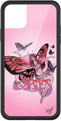 Cases - Cherry Blossom Case, Compatible with Apple Iphone 11 Pro Max | Blue, Vintage, Cherries, Red, Flowers - Protective Black Bumper, 4Ft Drop Test Certified, Women Owned Small Business