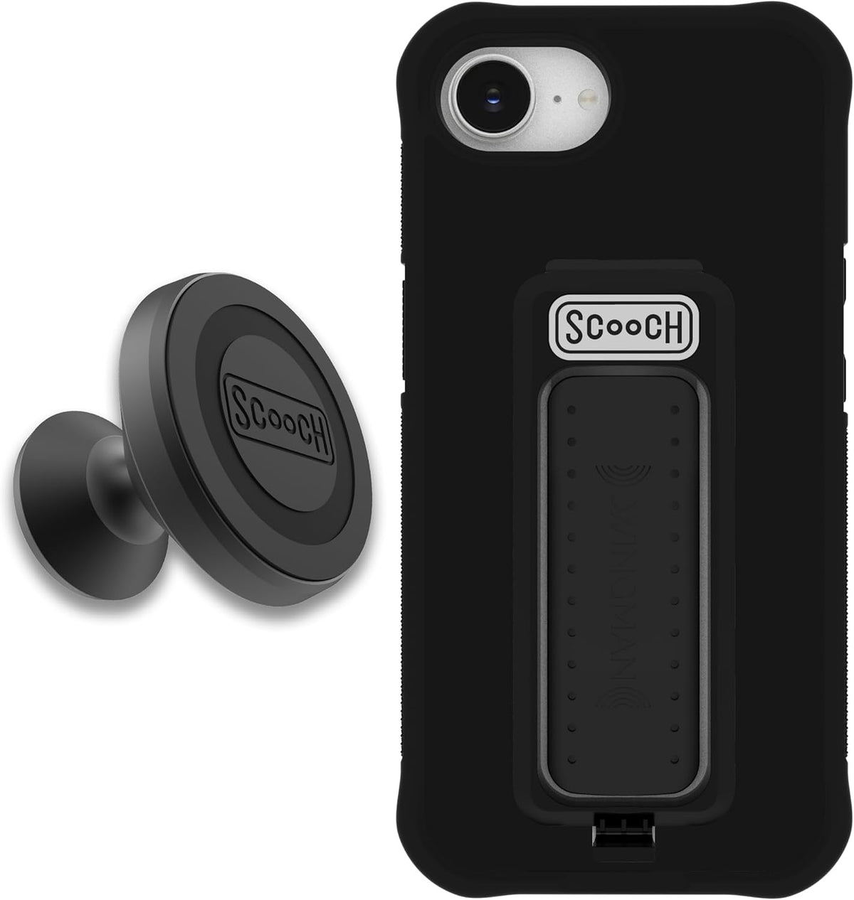 ® for Iphone 13 Case with Stand, Wingman 5-In-1 Kickstand Case, Military Grade Drop Protection, Kickstand, Bundled with Tempered Glass Screen Protector, Clear