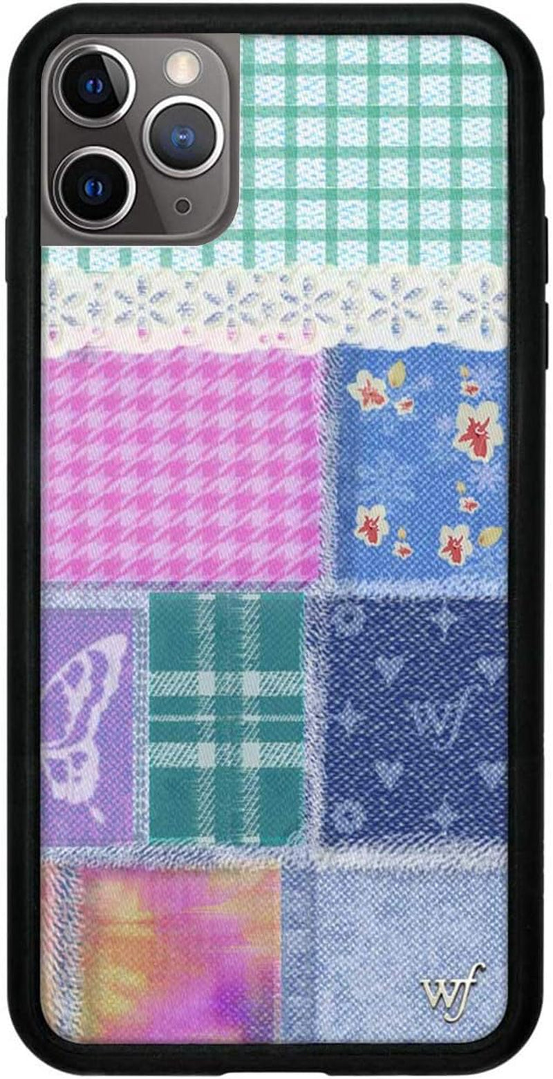 Cases - Cherry Blossom Case, Compatible with Apple Iphone 11 Pro Max | Blue, Vintage, Cherries, Red, Flowers - Protective Black Bumper, 4Ft Drop Test Certified, Women Owned Small Business