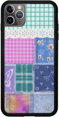 Cases - Cherry Blossom Case, Compatible with Apple Iphone 11 Pro Max | Blue, Vintage, Cherries, Red, Flowers - Protective Black Bumper, 4Ft Drop Test Certified, Women Owned Small Business