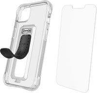 ® for Iphone 13 Case with Stand, Wingman 5-In-1 Kickstand Case, Military Grade Drop Protection, Kickstand, Bundled with Tempered Glass Screen Protector, Clear