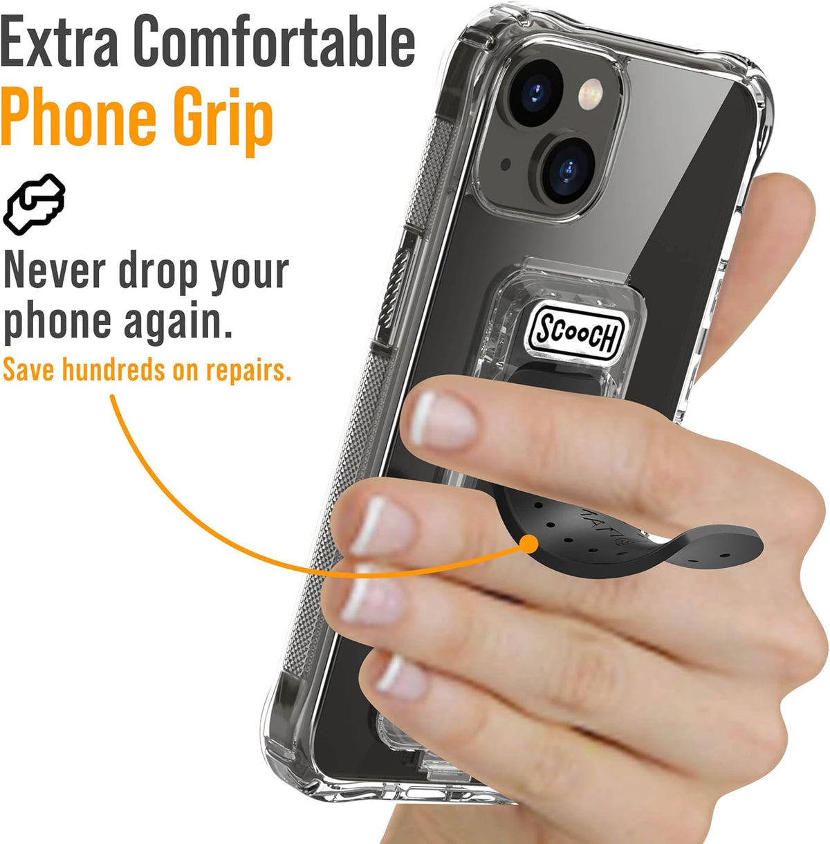 ® for Iphone 13 Case with Stand, Wingman 5-In-1 Kickstand Case, Military Grade Drop Protection, Kickstand, Bundled with Tempered Glass Screen Protector, Clear