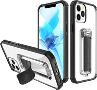 ® for Iphone 13 Case with Stand, Wingman 5-In-1 Kickstand Case, Military Grade Drop Protection, Kickstand, Bundled with Tempered Glass Screen Protector, Clear