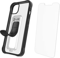® for Iphone 13 Case with Stand, Wingman 5-In-1 Kickstand Case, Military Grade Drop Protection, Kickstand, Bundled with Tempered Glass Screen Protector, Clear