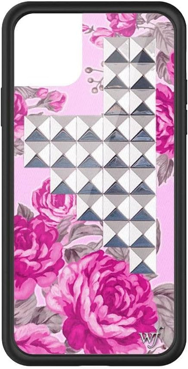 Cases - Cherry Blossom Case, Compatible with Apple Iphone 11 Pro Max | Blue, Vintage, Cherries, Red, Flowers - Protective Black Bumper, 4Ft Drop Test Certified, Women Owned Small Business