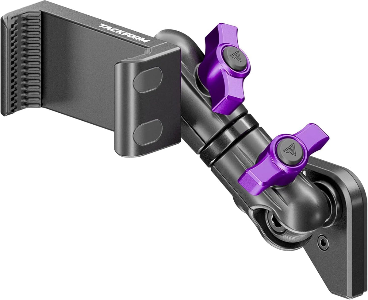 Link Vent Mount Universal Phone Holder - Compatible with 2021-2025 Ford F150 & Raptor, 2023-2025 Ford Super Duty | Aluminum | Zero Slip, Anti-Scratch | 2" Arm | Black