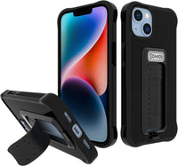 ® for Iphone 13 Case with Stand, Wingman 5-In-1 Kickstand Case, Military Grade Drop Protection, Kickstand, Bundled with Tempered Glass Screen Protector, Clear