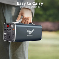 150Wh Portable Power Station, 42000Mah Laptop Power Bank with 150W AC Outlet, Dual Way 65W PD/USB-C Port, Laptop Charger Battery