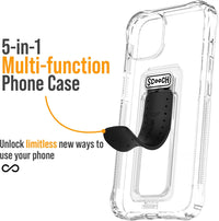 ® for Iphone 13 Case with Stand, Wingman 5-In-1 Kickstand Case, Military Grade Drop Protection, Kickstand, Bundled with Tempered Glass Screen Protector, Clear