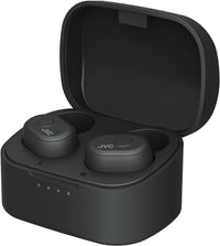 Truly Wireless Earbuds Headphones, Bluetooth 5.0, Water Resistance(Ipx5), Long Battery Life (4+10 Hours), Secure and Comfort Fit with Memory Foam Earpieces - HAA10TB (Black)