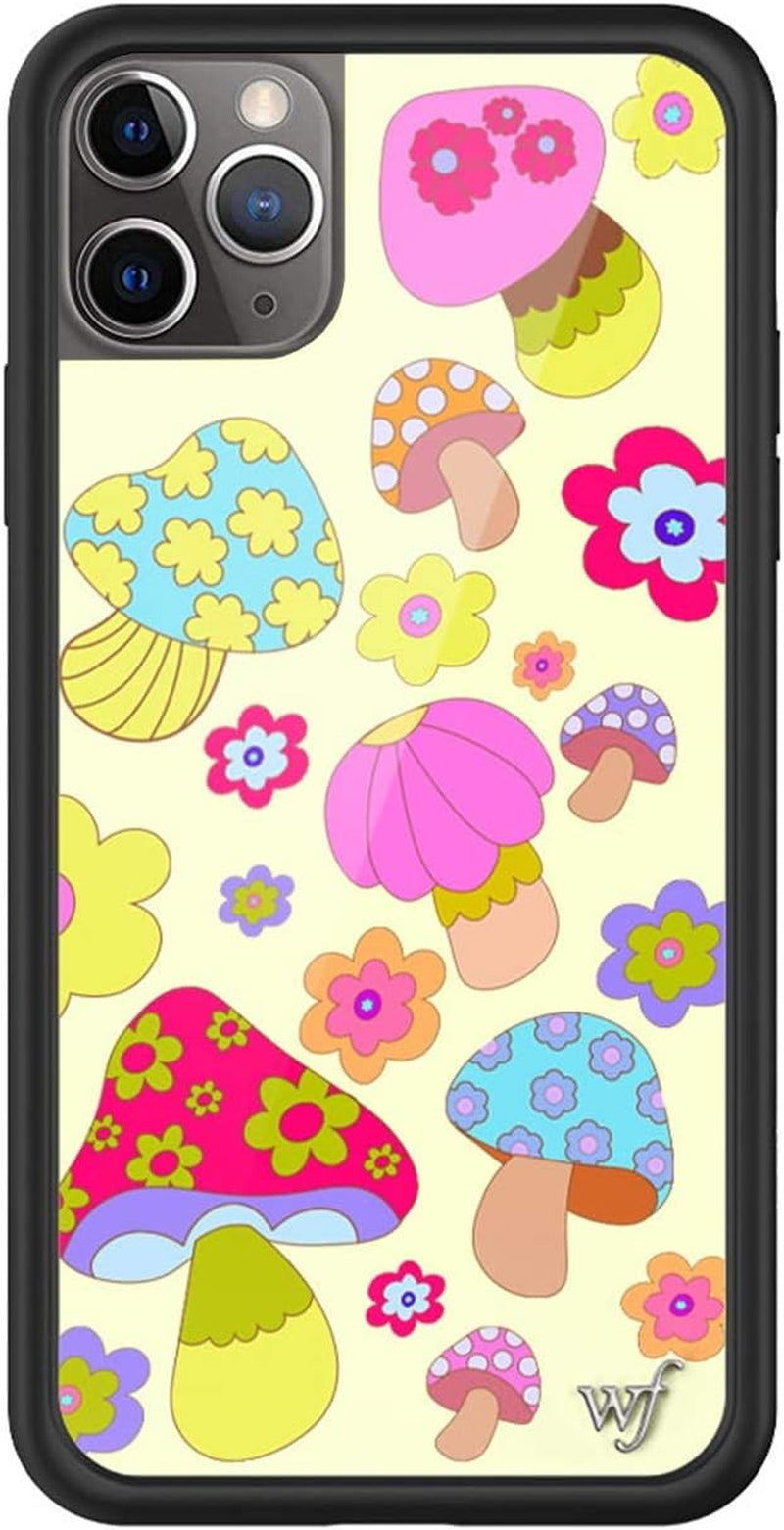Cases - Cherry Blossom Case, Compatible with Apple Iphone 11 Pro Max | Blue, Vintage, Cherries, Red, Flowers - Protective Black Bumper, 4Ft Drop Test Certified, Women Owned Small Business