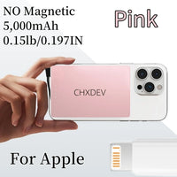 Ultra Ultra Slim Power Bank for Iphone 8000Mah Ultra Thin Charger , Portable Mini External Phone Battery Phone Power Backup