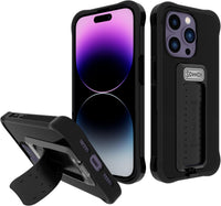 ® for Iphone 13 Case with Stand, Wingman 5-In-1 Kickstand Case, Military Grade Drop Protection, Kickstand, Bundled with Tempered Glass Screen Protector, Clear