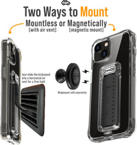® for Iphone 13 Case with Stand, Wingman 5-In-1 Kickstand Case, Military Grade Drop Protection, Kickstand, Bundled with Tempered Glass Screen Protector, Clear