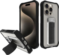 ® for Iphone 13 Case with Stand, Wingman 5-In-1 Kickstand Case, Military Grade Drop Protection, Kickstand, Bundled with Tempered Glass Screen Protector, Clear