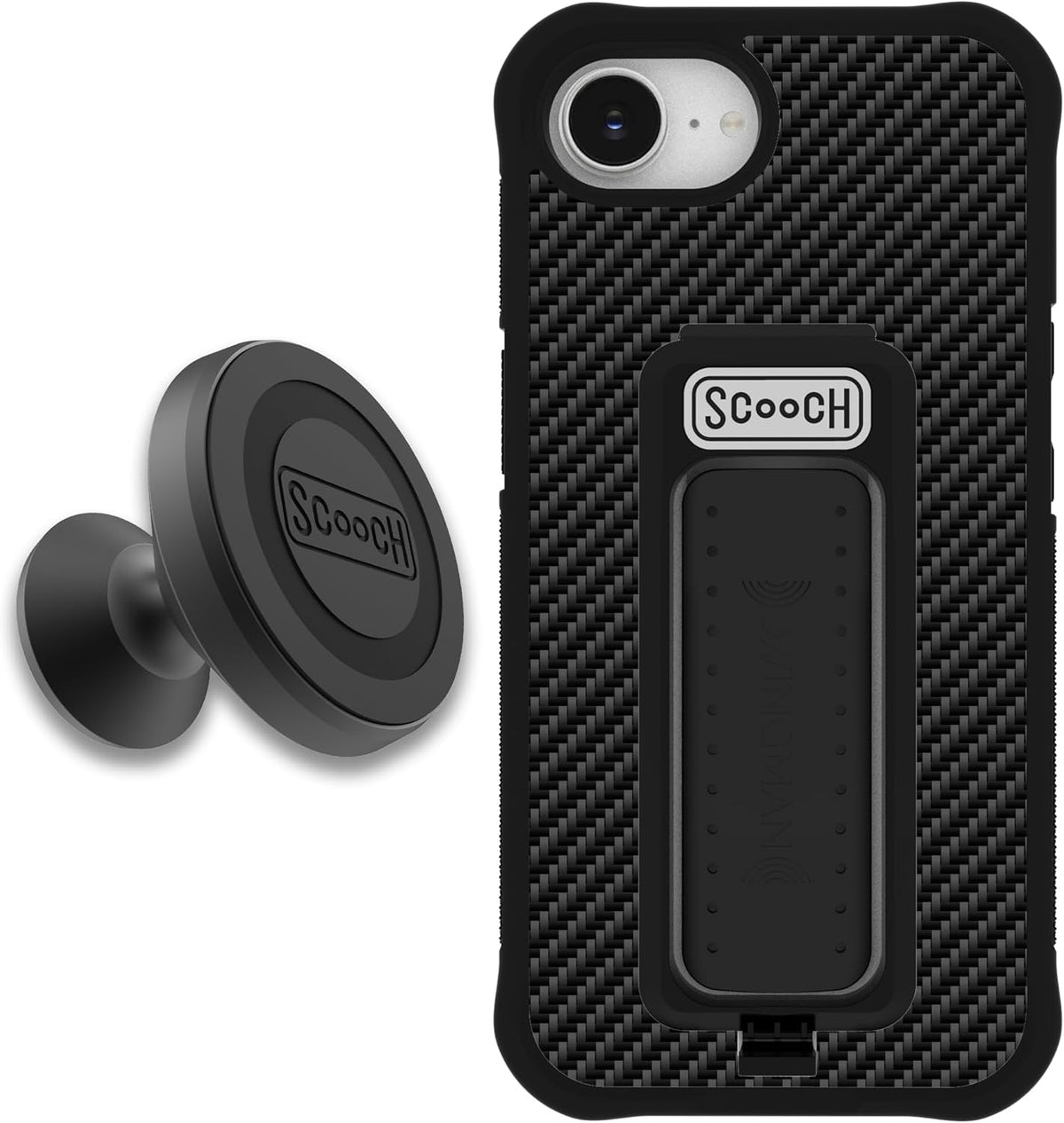 ® for Iphone 13 Case with Stand, Wingman 5-In-1 Kickstand Case, Military Grade Drop Protection, Kickstand, Bundled with Tempered Glass Screen Protector, Clear