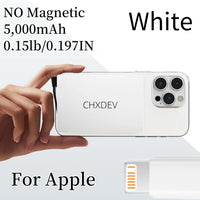 Ultra Ultra Slim Power Bank for Iphone 8000Mah Ultra Thin Charger , Portable Mini External Phone Battery Phone Power Backup
