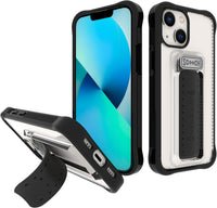 ® for Iphone 13 Case with Stand, Wingman 5-In-1 Kickstand Case, Military Grade Drop Protection, Kickstand, Bundled with Tempered Glass Screen Protector, Clear