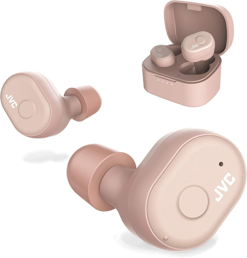 Truly Wireless Earbuds Headphones, Bluetooth 5.0, Water Resistance(Ipx5), Long Battery Life (4+10 Hours), Secure and Comfort Fit with Memory Foam Earpieces - HAA10TP (Pink)