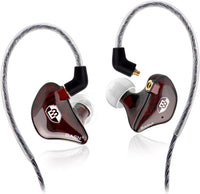Bsinger+Pro in Ear Monitor for Musicians with MMCX Replaceable Cables; Noise-Isolating and Universal-Fit (Green)