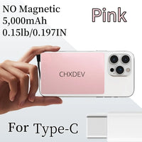 Ultra Ultra Slim Power Bank for Iphone 8000Mah Ultra Thin Charger , Portable Mini External Phone Battery Phone Power Backup