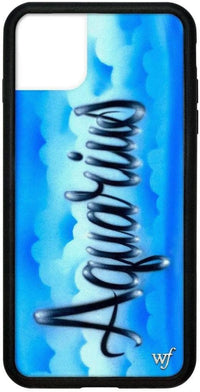 Cases - Cherry Blossom Case, Compatible with Apple Iphone 11 Pro Max | Blue, Vintage, Cherries, Red, Flowers - Protective Black Bumper, 4Ft Drop Test Certified, Women Owned Small Business