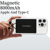 Ultra Ultra Slim Power Bank for Iphone 8000Mah Ultra Thin Charger , Portable Mini External Phone Battery Phone Power Backup
