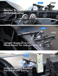 Wireless Car Charger, 15W Fast Charging Auto Clamping Car Charger Phone Mount Phone Holder Fit for Iphone 15 14 13 12 11 Pro Max Xs, Samsung Galaxy S25 Ultra S24 S23 S22, S21, S20, Green