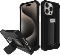 ® for Iphone 13 Case with Stand, Wingman 5-In-1 Kickstand Case, Military Grade Drop Protection, Kickstand, Bundled with Tempered Glass Screen Protector, Clear