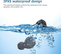 Wireless Earbuds, True Wireless Stereo Headphones Dual Mic Sweat-Proof Bluetooth 5.1 Headset with Blue Captain Design Charging Case, In-Ear Noise Reduction Sports Earphone for Youth Guys.