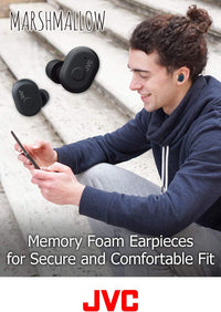 Truly Wireless Earbuds Headphones, Bluetooth 5.0, Water Resistance(Ipx5), Long Battery Life (4+10 Hours), Secure and Comfort Fit with Memory Foam Earpieces - HAA10TP (Pink)