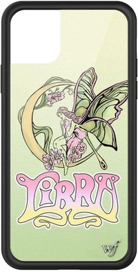 Cases - Cherry Blossom Case, Compatible with Apple Iphone 11 Pro Max | Blue, Vintage, Cherries, Red, Flowers - Protective Black Bumper, 4Ft Drop Test Certified, Women Owned Small Business