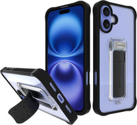 ® for Iphone 13 Case with Stand, Wingman 5-In-1 Kickstand Case, Military Grade Drop Protection, Kickstand, Bundled with Tempered Glass Screen Protector, Clear
