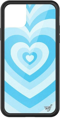 Cases - Cherry Blossom Case, Compatible with Apple Iphone 11 Pro Max | Blue, Vintage, Cherries, Red, Flowers - Protective Black Bumper, 4Ft Drop Test Certified, Women Owned Small Business