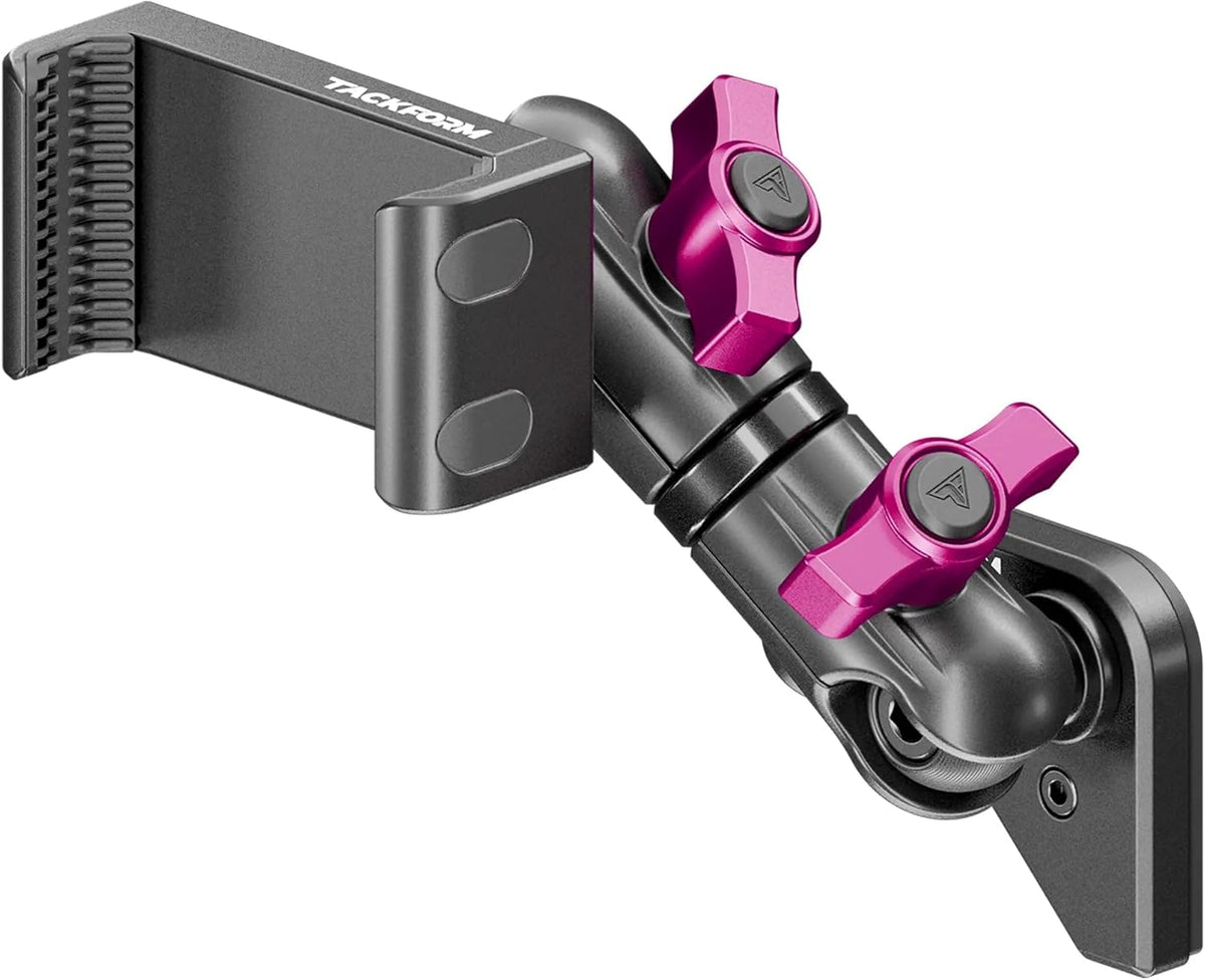 Link Vent Mount Universal Phone Holder - Compatible with 2021-2025 Ford F150 & Raptor, 2023-2025 Ford Super Duty | Aluminum | Zero Slip, Anti-Scratch | 2" Arm | Black