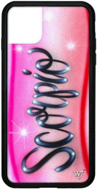 Cases - Cherry Blossom Case, Compatible with Apple Iphone 11 Pro Max | Blue, Vintage, Cherries, Red, Flowers - Protective Black Bumper, 4Ft Drop Test Certified, Women Owned Small Business