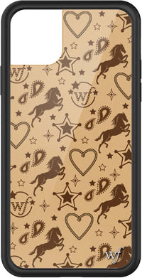 Cases - Cherry Blossom Case, Compatible with Apple Iphone 11 Pro Max | Blue, Vintage, Cherries, Red, Flowers - Protective Black Bumper, 4Ft Drop Test Certified, Women Owned Small Business